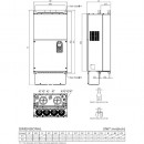 Trójfazowy falownik 132/110 kW 460VAC VFD1320C43A-21 Delta Electronics